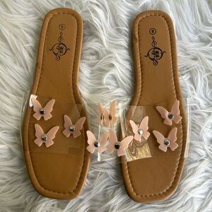 Butterfly Tan Sandals